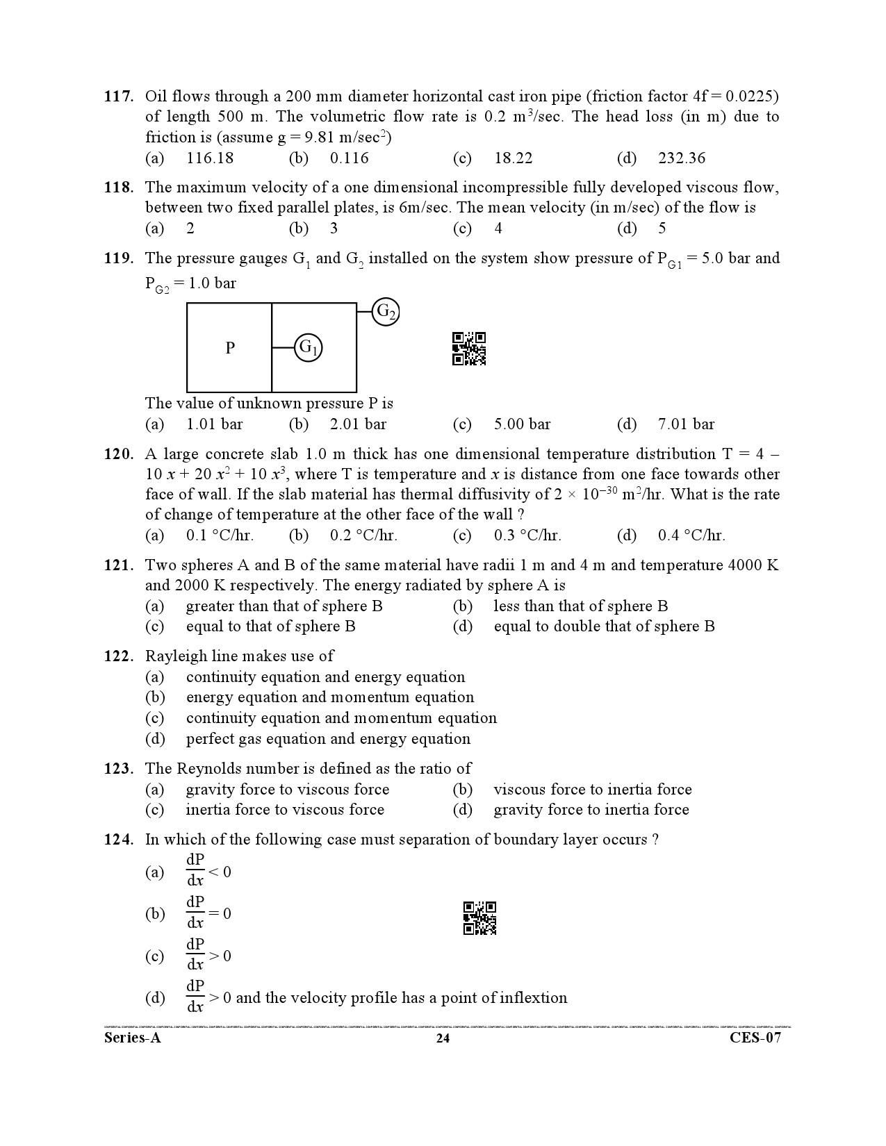 Uttarakhand Combined State Engineering Service Exam 2021 Mechanical Engineering Paper II 24