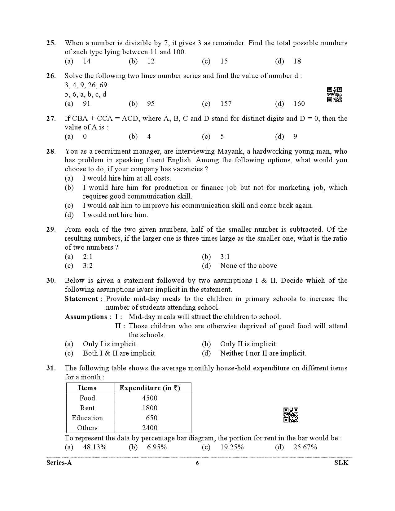 Uttarakhand Combined State Upper Subordinate Services Pre Exam 2021 Paper II 6