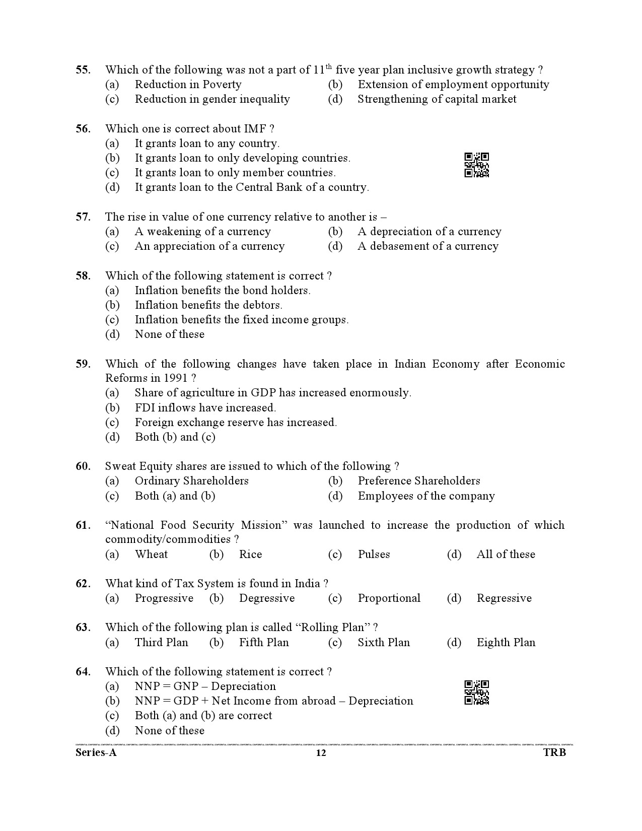 Uttarakhand Combined State Upper Subordinate Services Prelim Exam 2021 Paper I 12