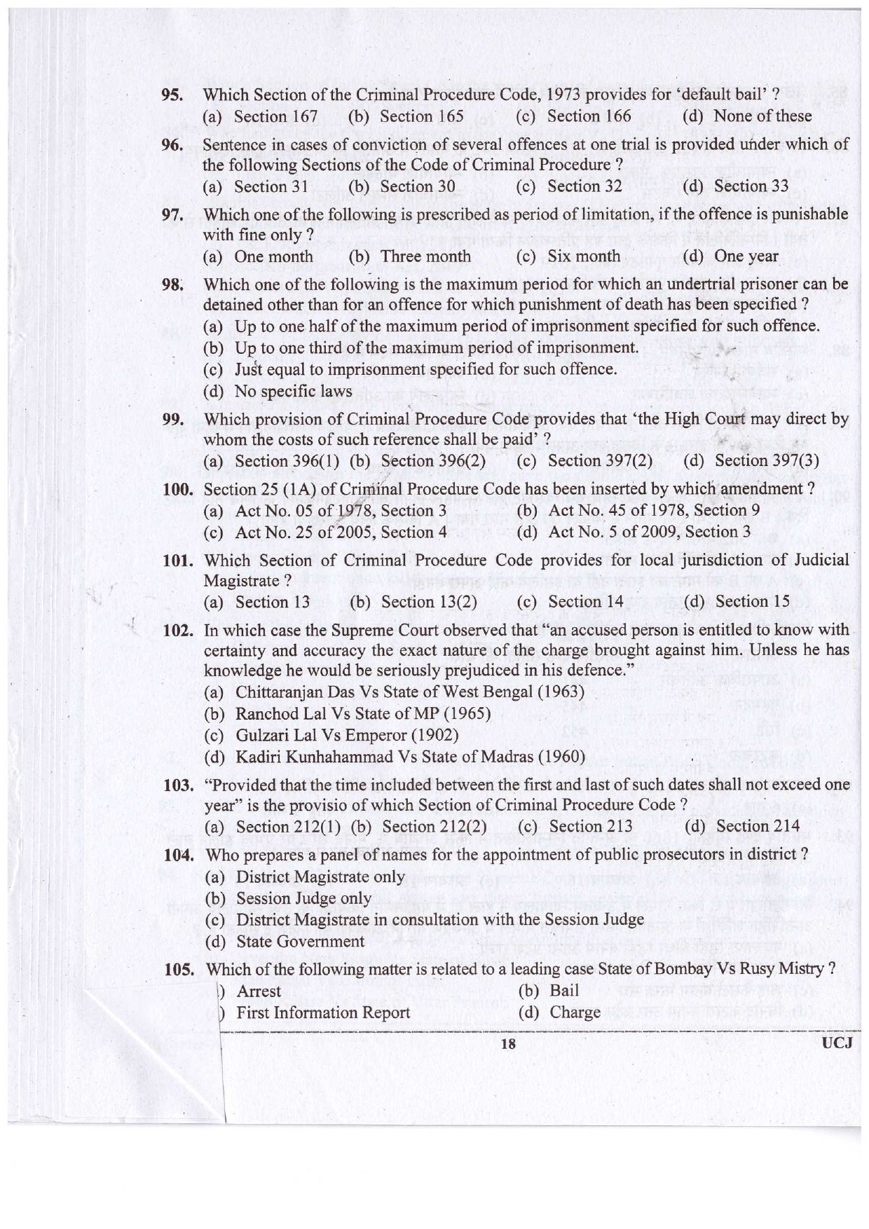 Uttrakhand Judicial Service Civil Judge Examination 2023 17