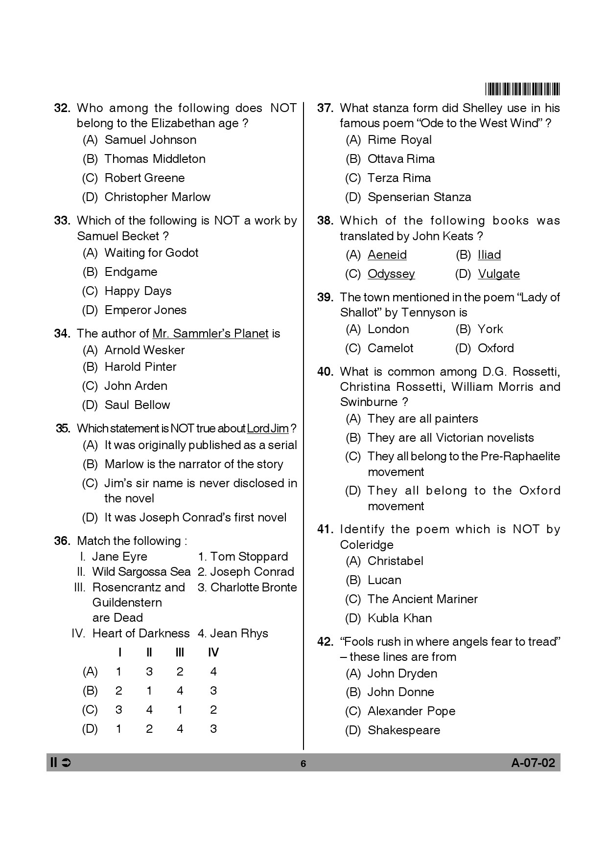 Telangana SET English 2013 Question Paper II 5