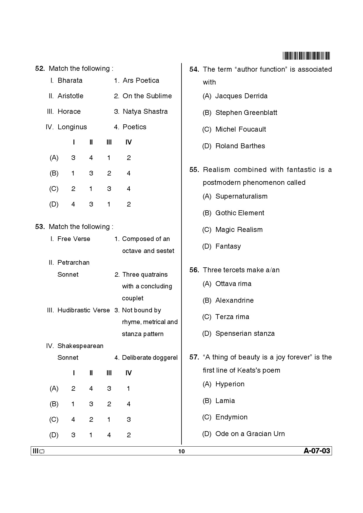 Telangana SET English 2013 Question Paper III 9