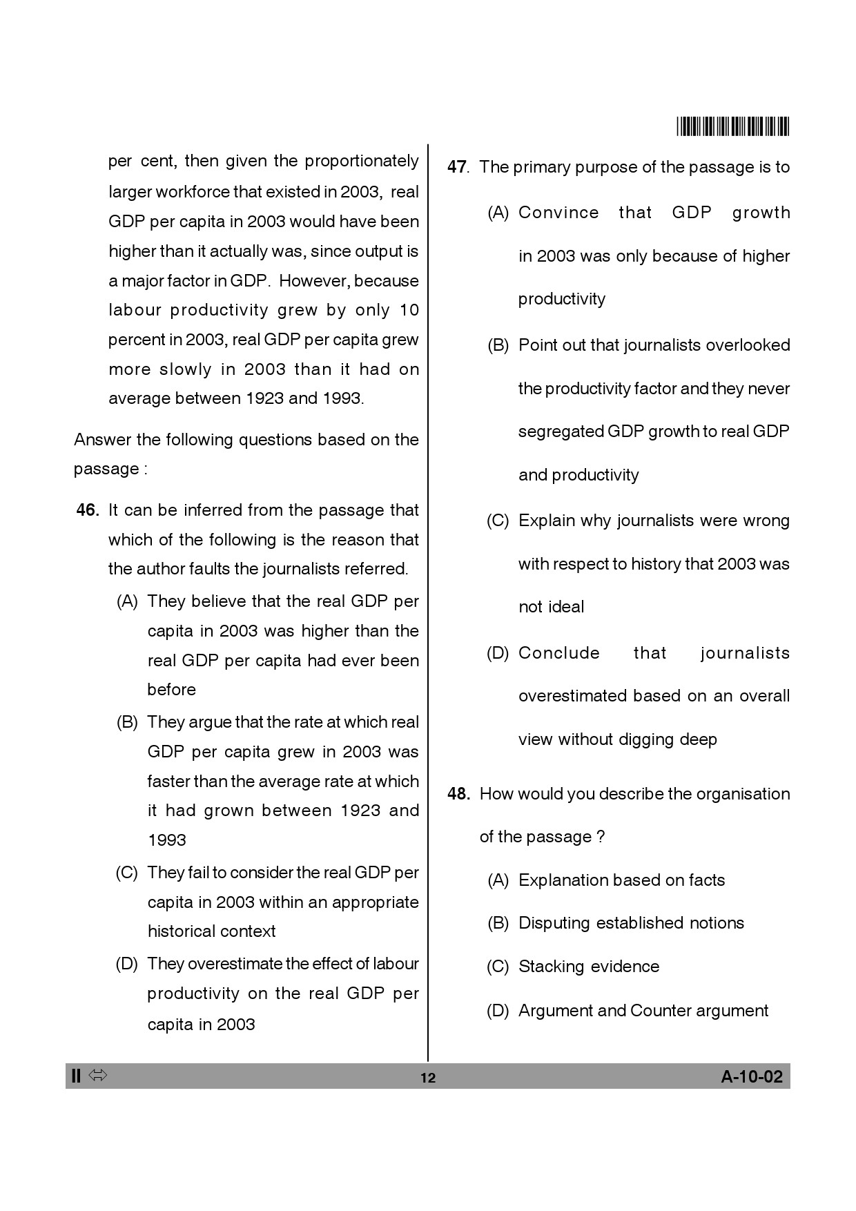 Telangana SET Journalism And Mass Communication 2014 Question Paper II 11