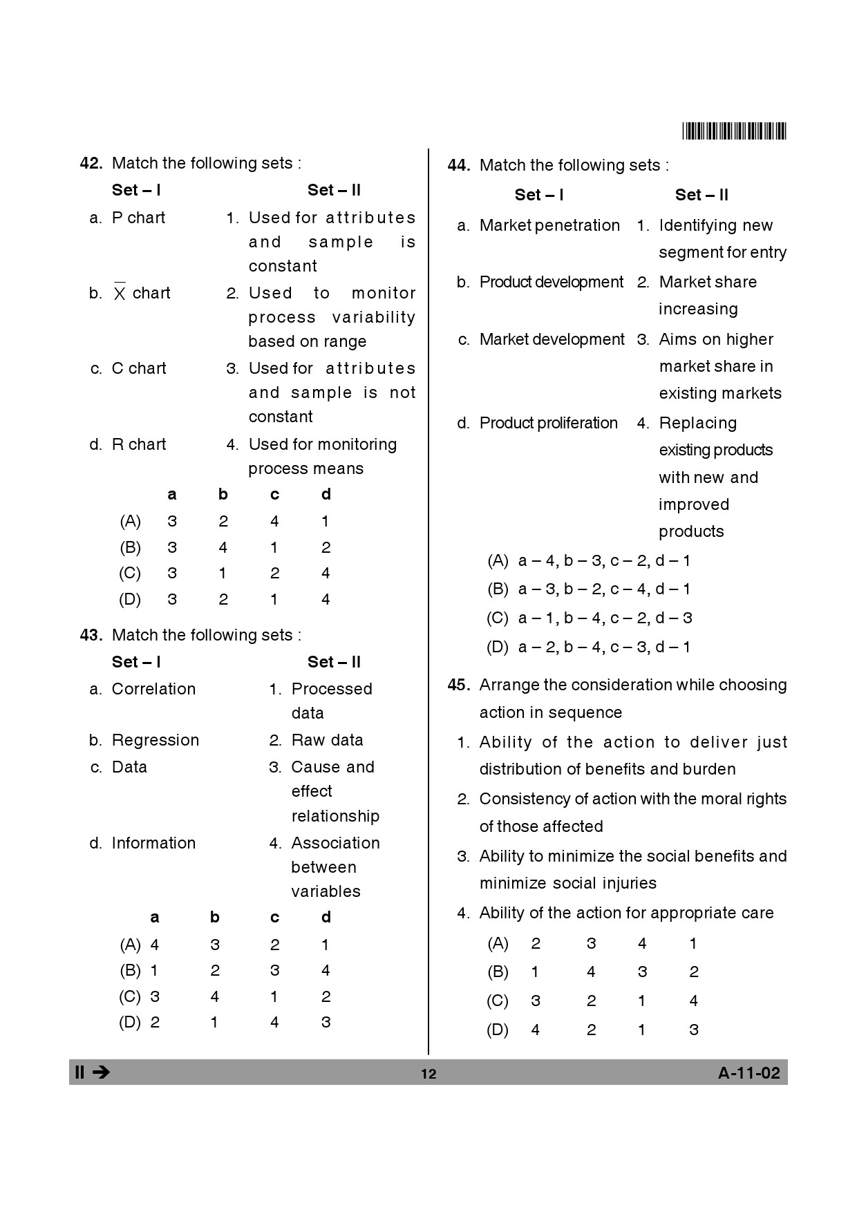 Telangana SET Management 2013 Question Paper II 11