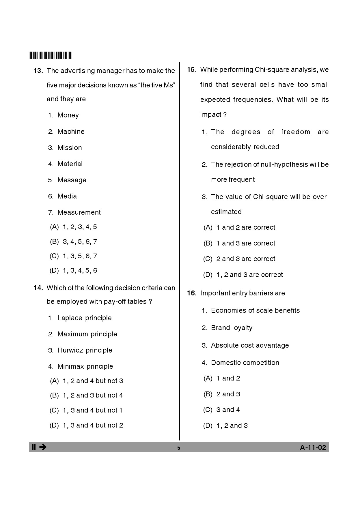 Telangana SET Management 2013 Question Paper II 4