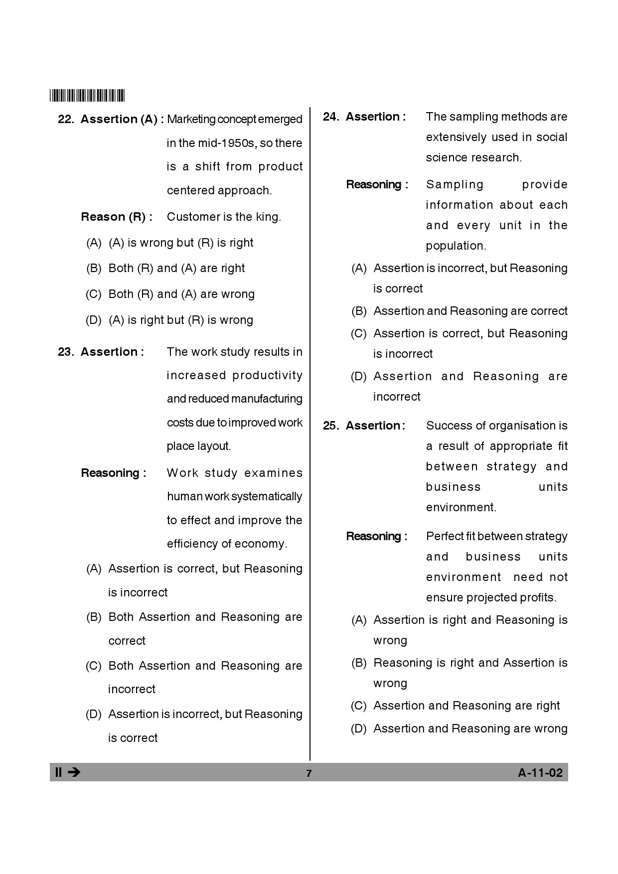 Telangana SET Management 2013 Question Paper II 6