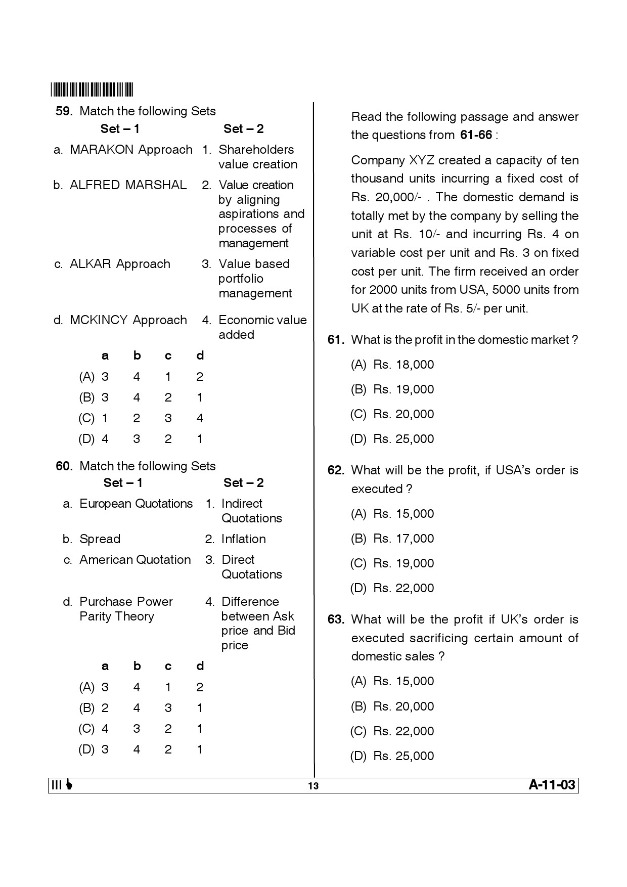 Telangana SET Management 2013 Question Paper III 12