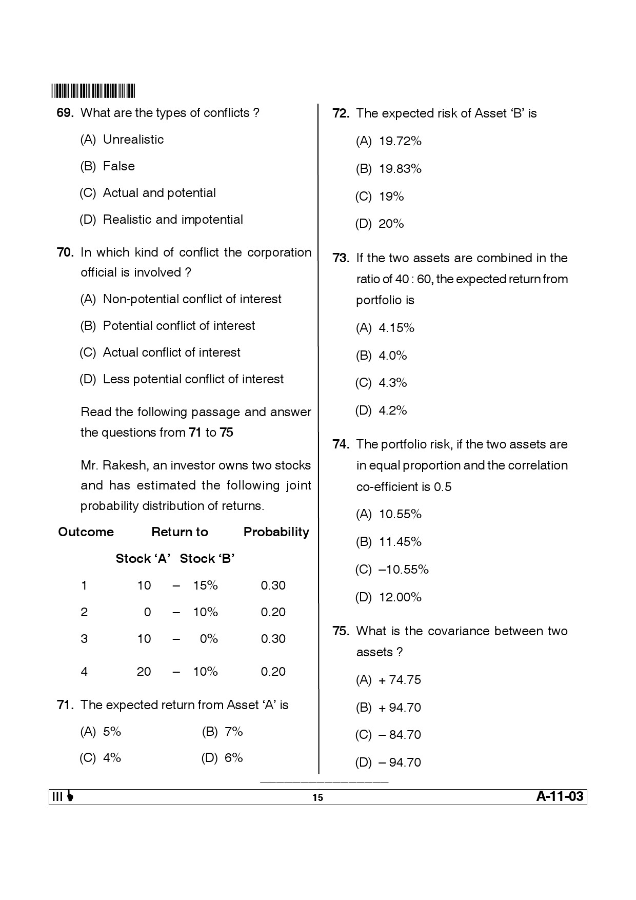 Telangana SET Management 2013 Question Paper III 14