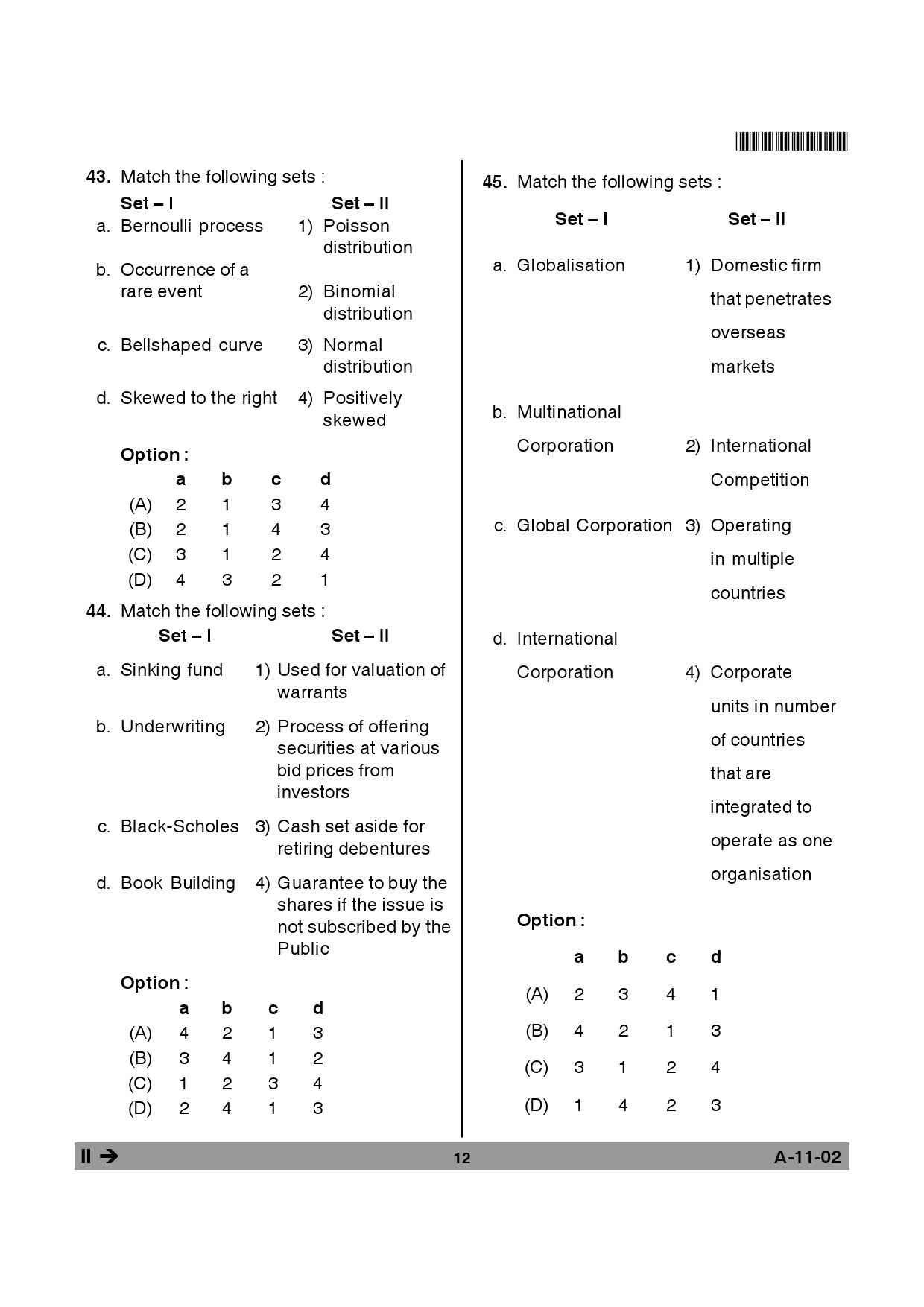 Telangana SET Management 2014 Question Paper II 11