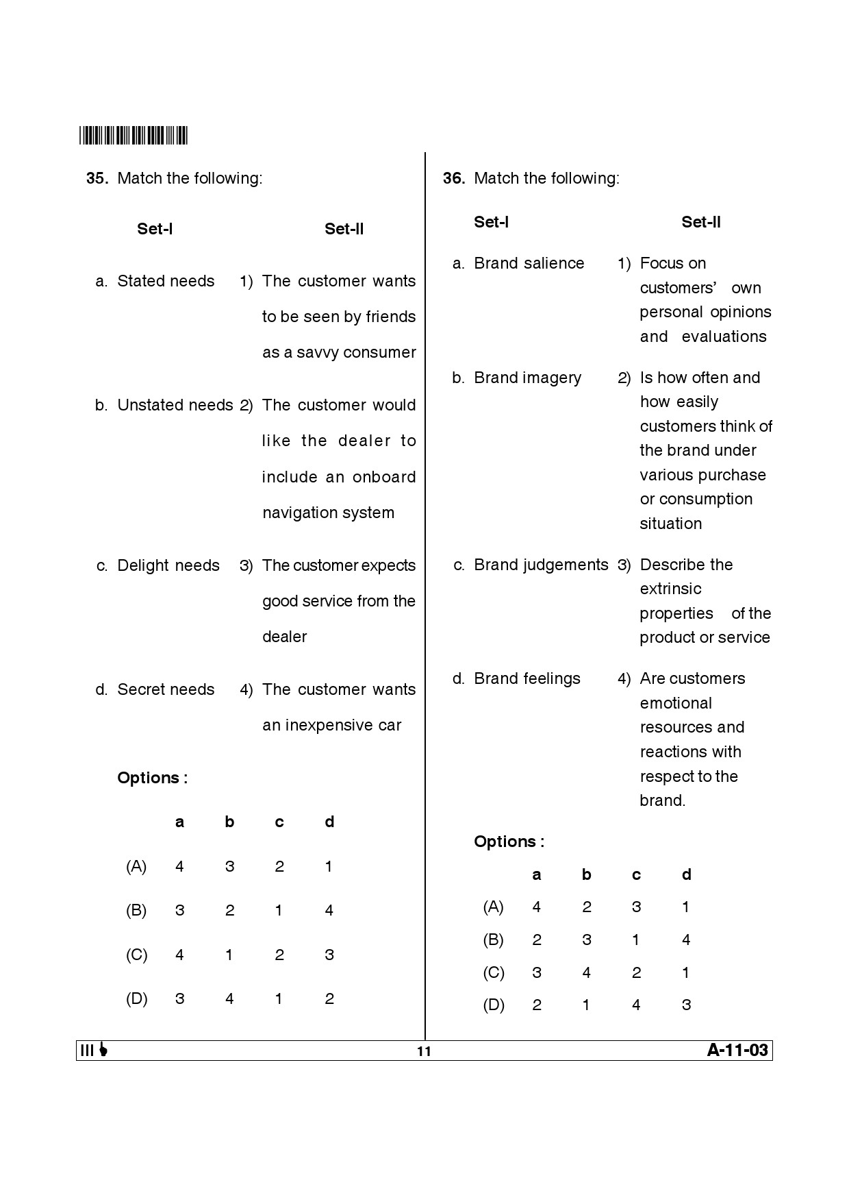 Telangana SET Management 2014 Question Paper III 10