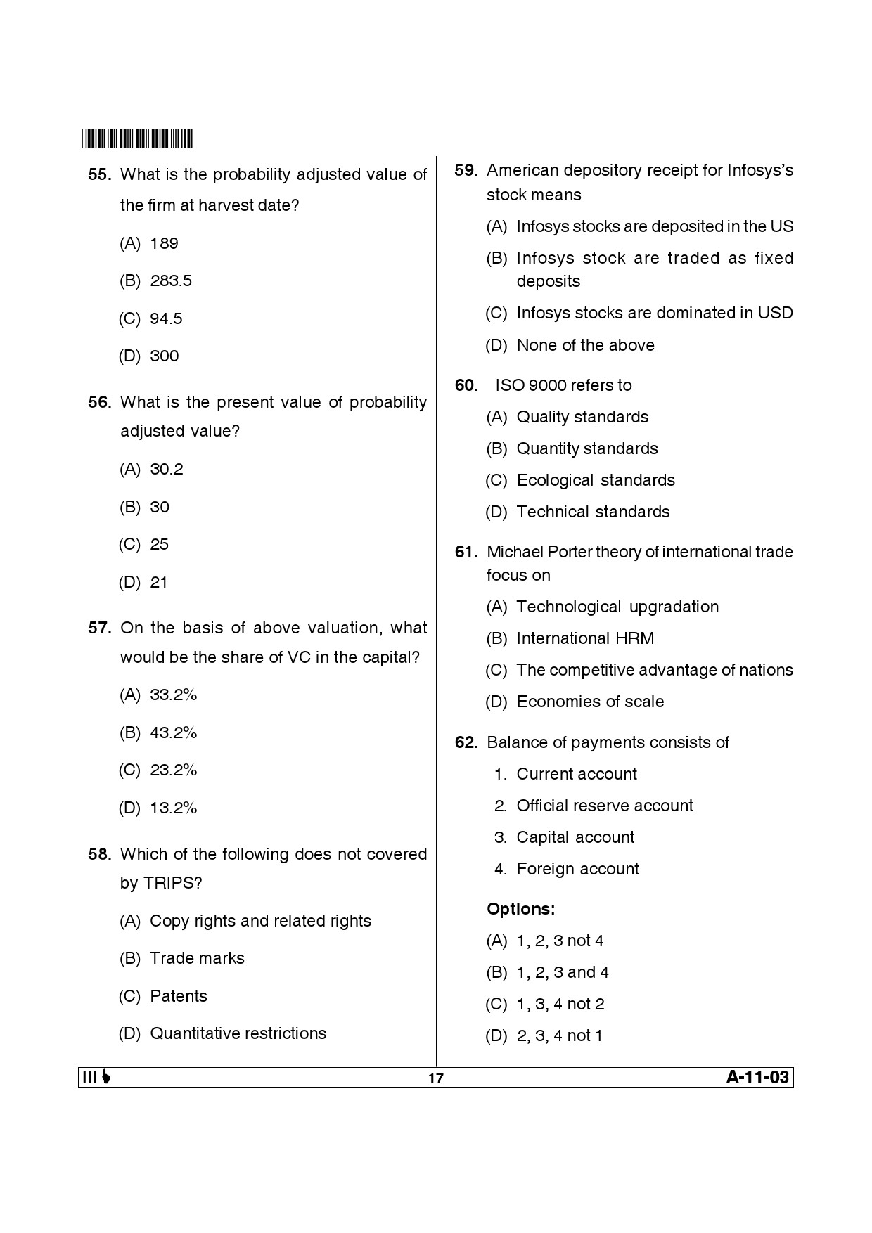 Telangana SET Management 2014 Question Paper III 16