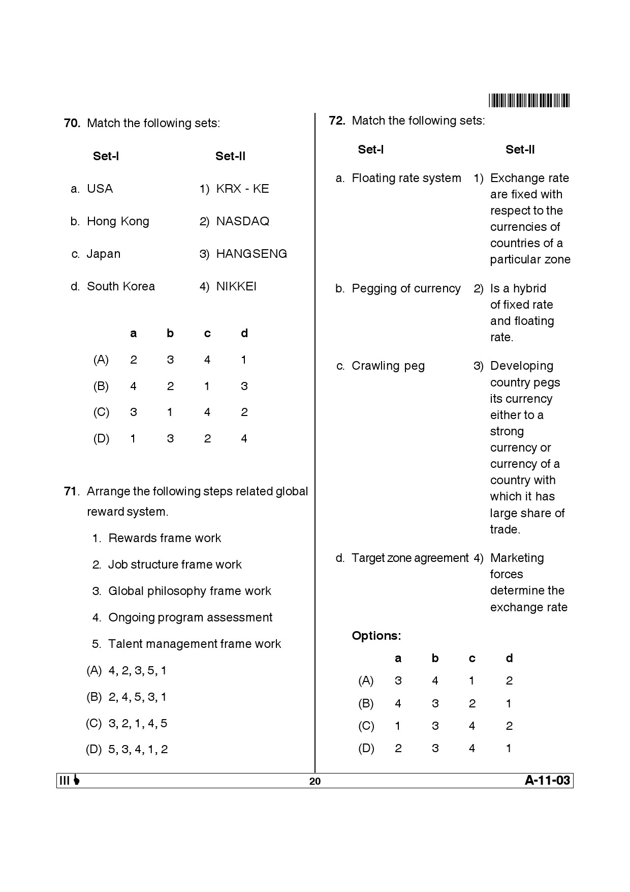 Telangana SET Management 2014 Question Paper III 19