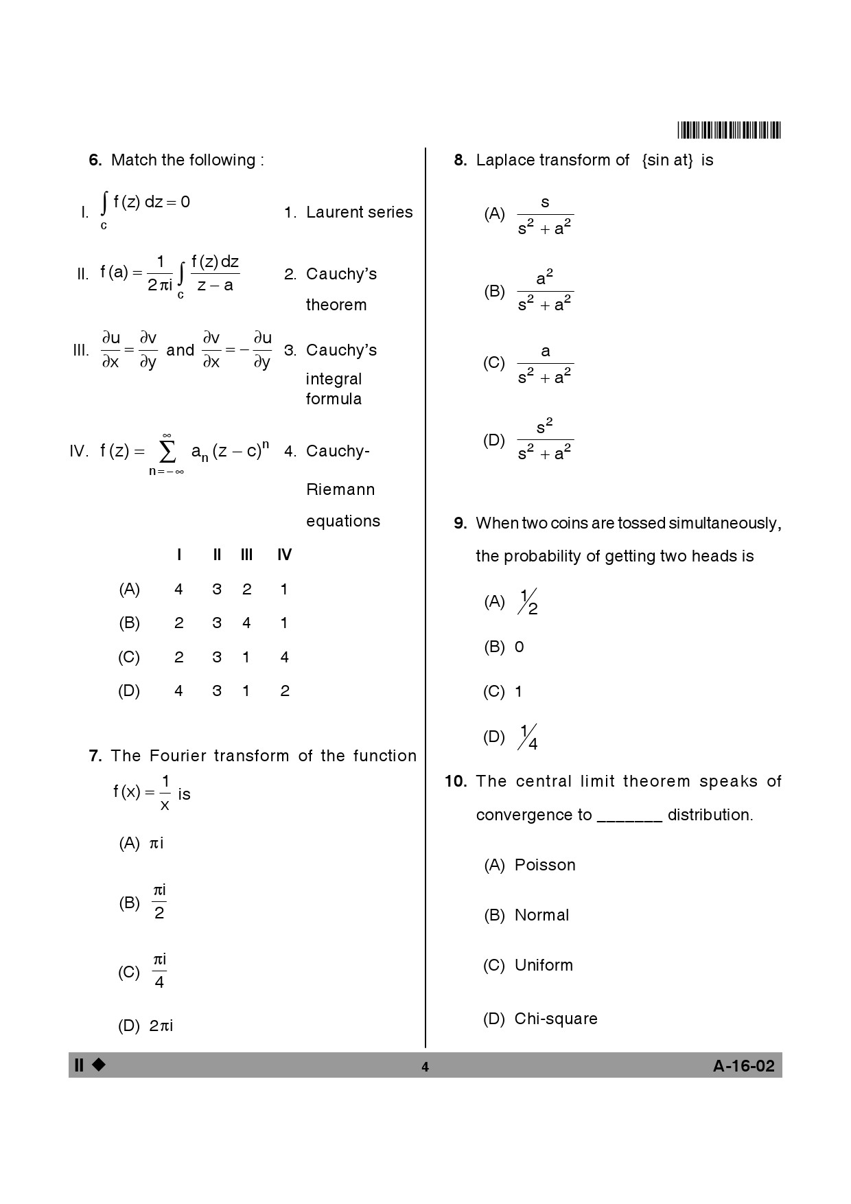 Telangana SET Physical Sciences 2014 Question Paper II 3