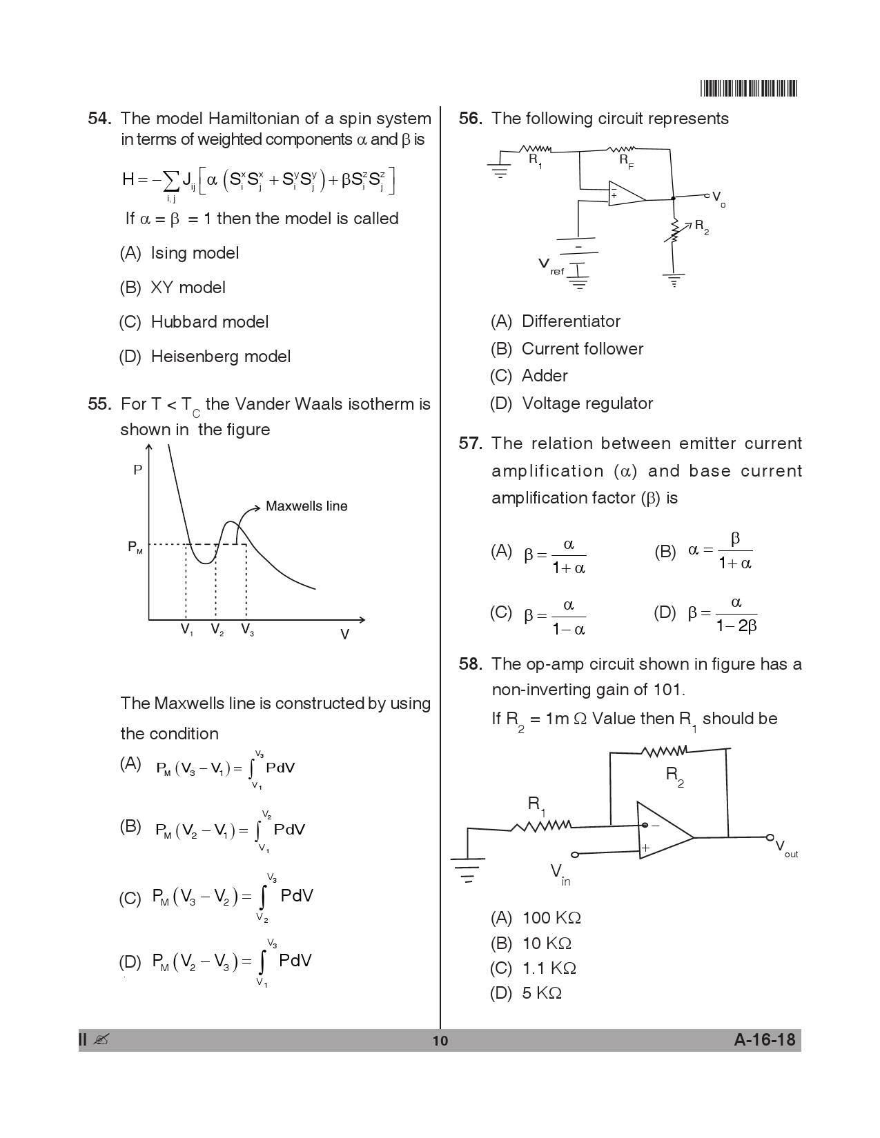 Telangana SET Physical Sciences 2018 Question Paper II 9