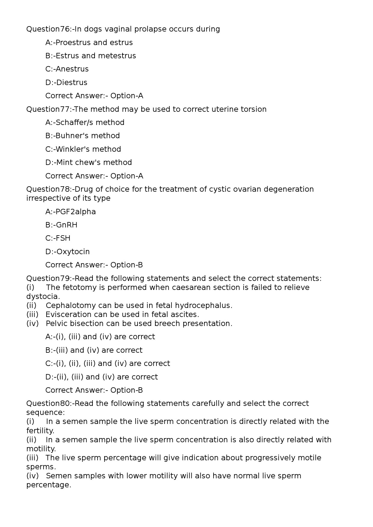 KPSC Veterinary Surgeon Grade II Exam 2023 Code 712023OL 15