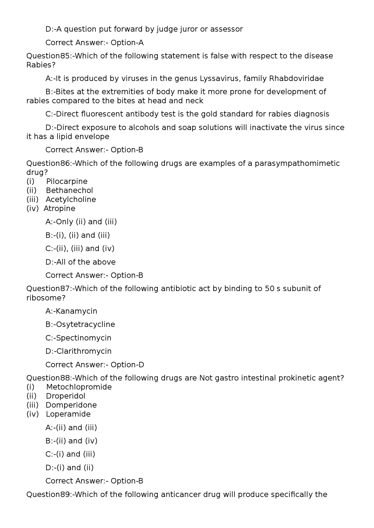 KPSC Veterinary Surgeon Grade II Exam 2023 Code 712023OL 17