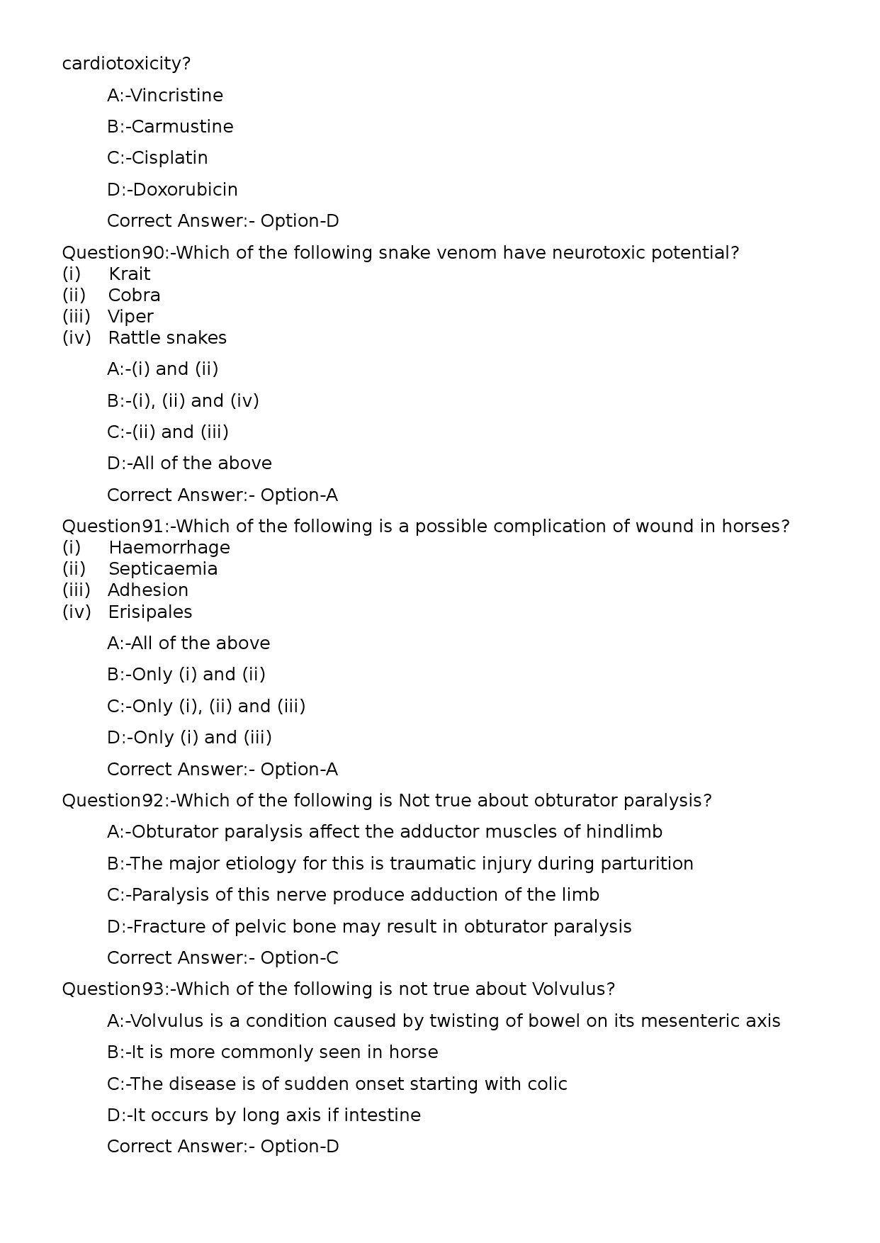 KPSC Veterinary Surgeon Grade II Exam 2023 Code 712023OL 18