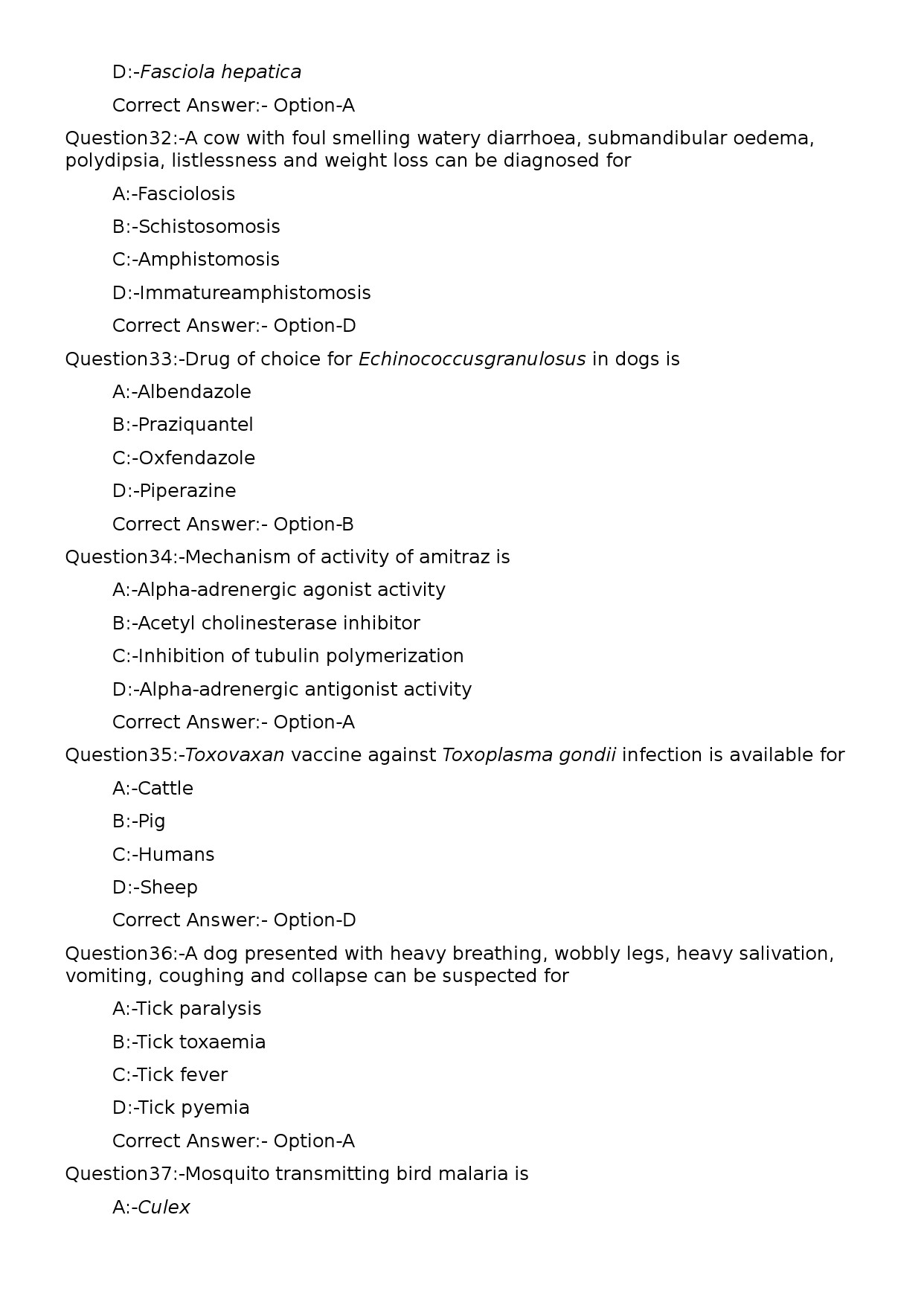 KPSC Veterinary Surgeon Grade II Exam 2023 Code 712023OL 7