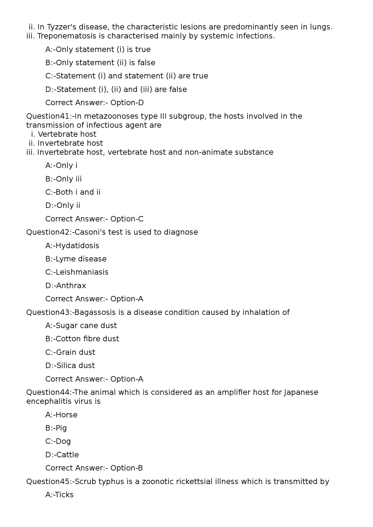 KPSC Veterinary Surgeon Grade II Exam 2025 Code 52025OL 10