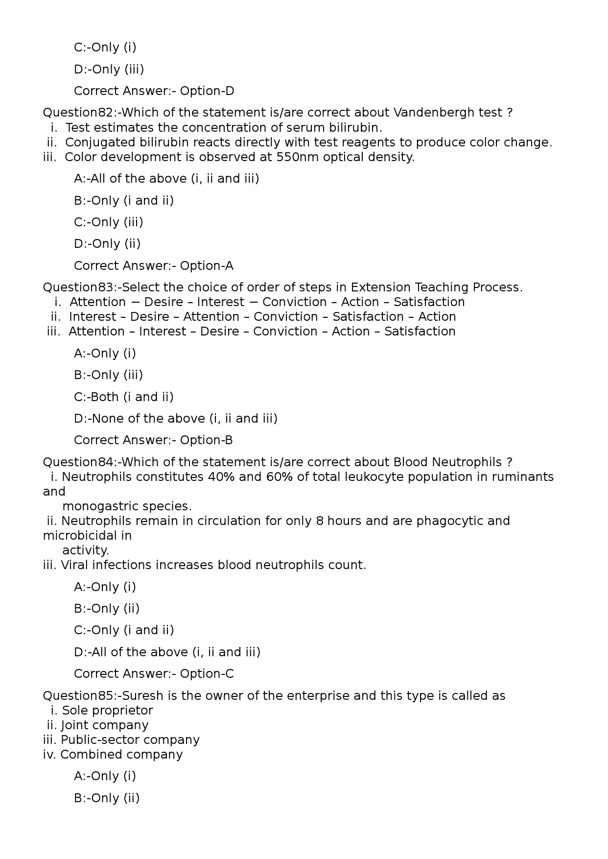 KPSC Veterinary Surgeon Grade II Exam 2025 Code 52025OL 19