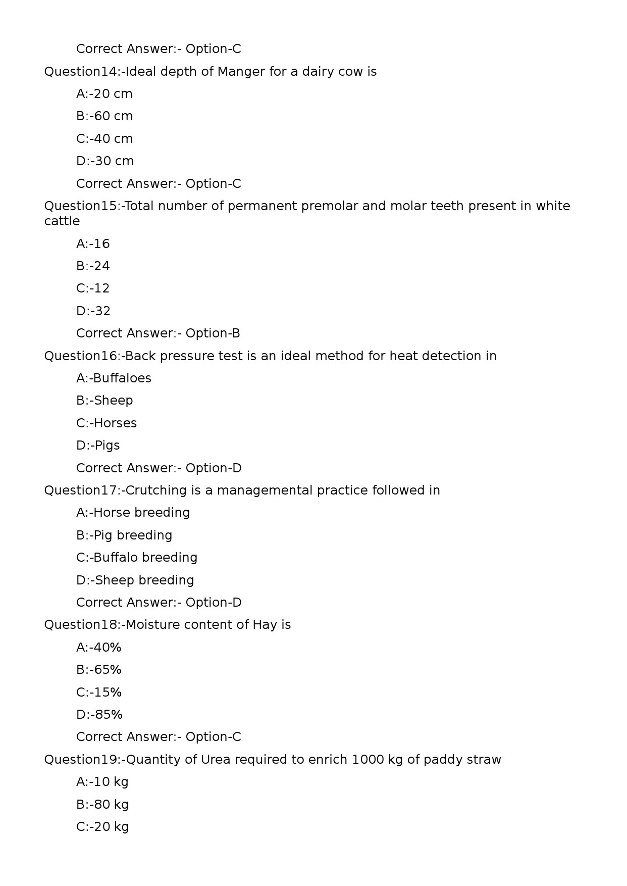 KPSC Veterinary Surgeon Grade II Exam 2025 Code 52025OL 4