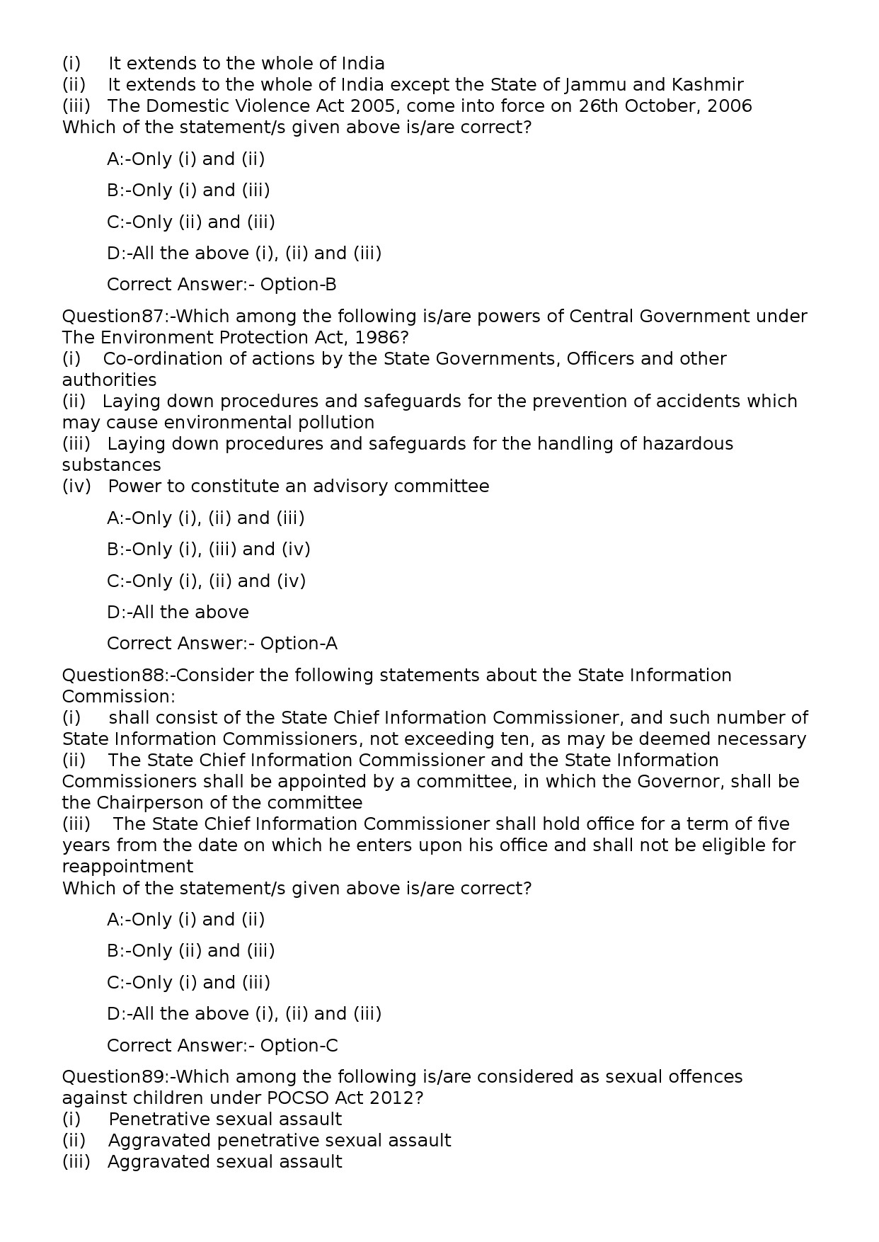 KPSC Non Vocational Teacher Chemistry Exam 2023 Code 1622023OL 18