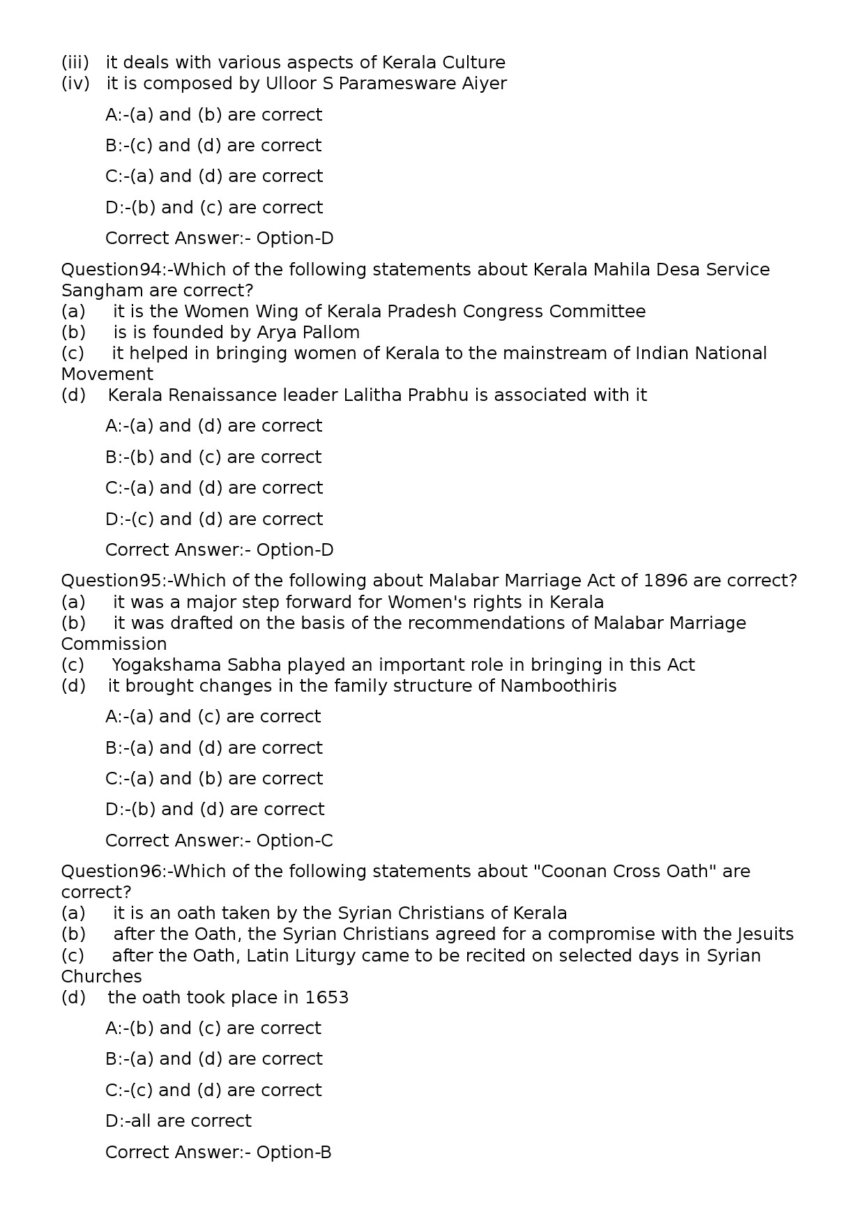 KPSC Non Vocational Teacher Chemistry Exam 2023 Code 1622023OL 20