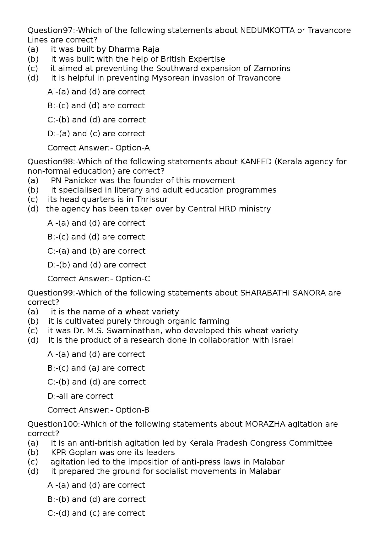 KPSC Non Vocational Teacher Chemistry Exam 2023 Code 1622023OL 21