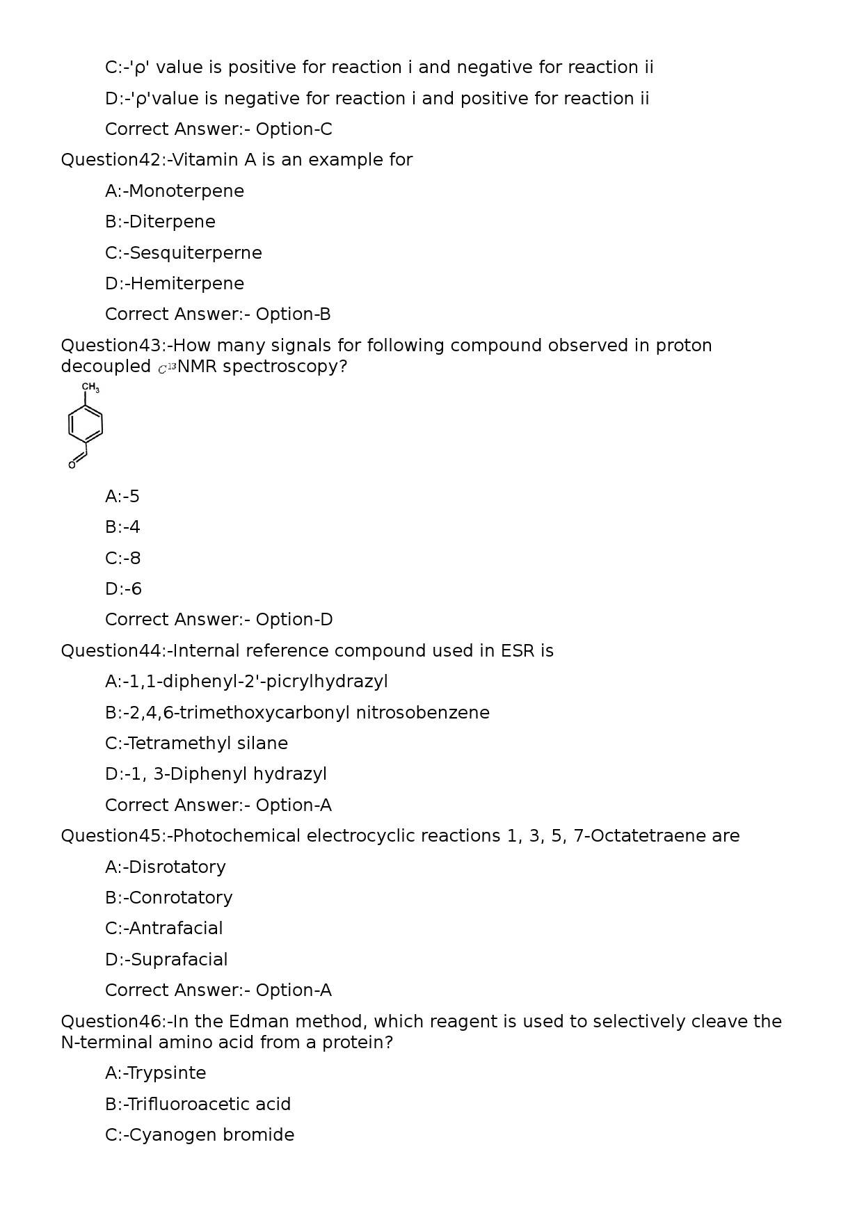 KPSC Non Vocational Teacher Chemistry Exam 2023 Code 1622023OL 9