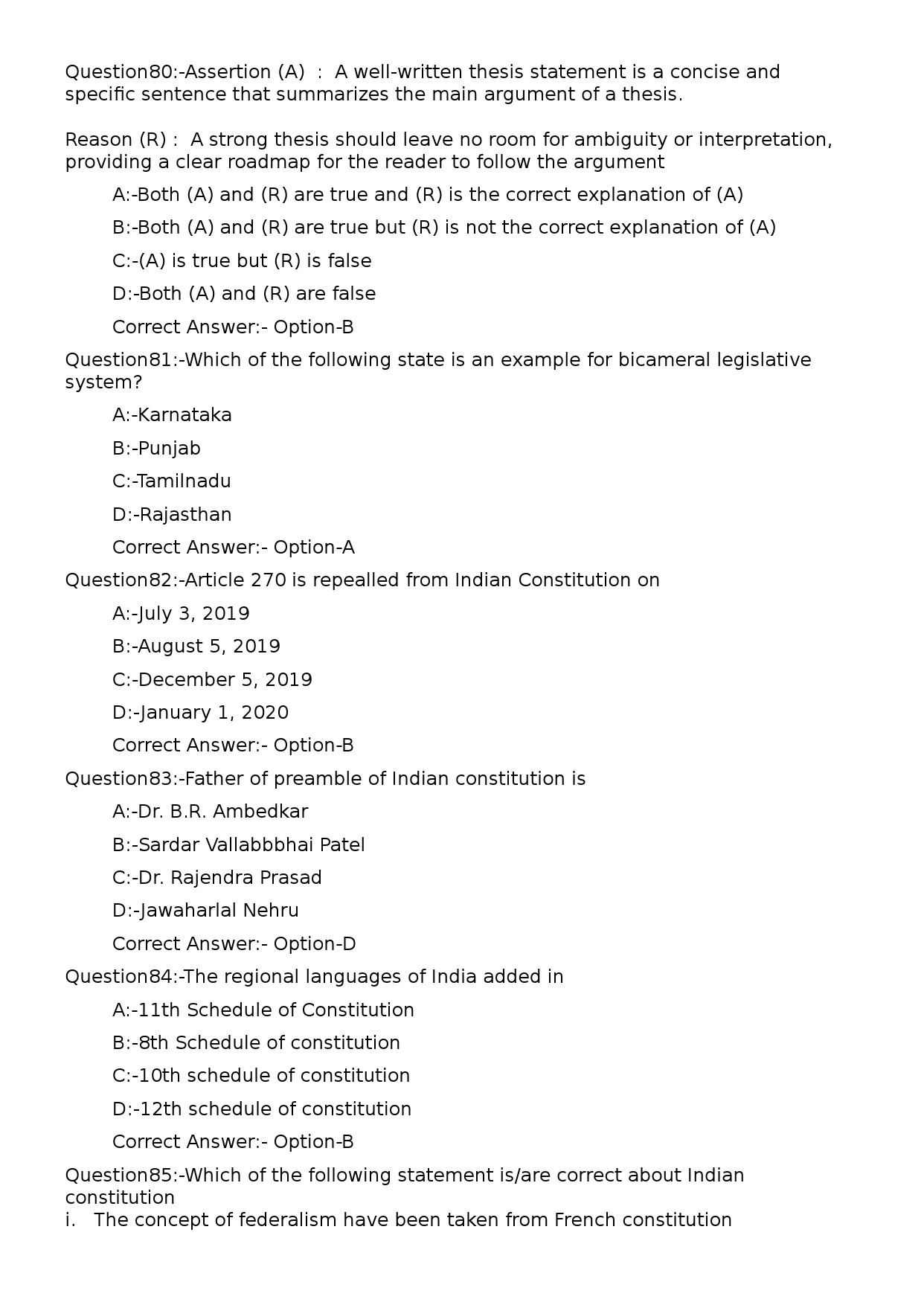 KPSC Non Vocational Teacher Geography Exam 2024 Code 92024OL 18