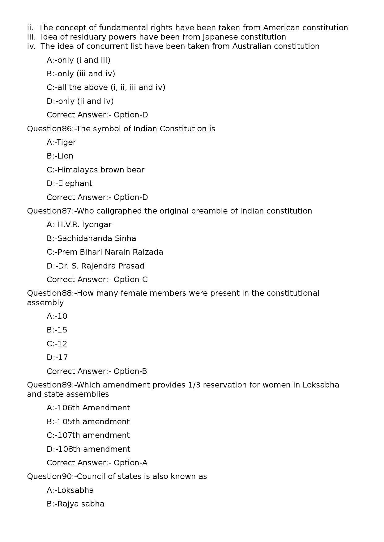 KPSC Non Vocational Teacher Geography Exam 2024 Code 92024OL 19