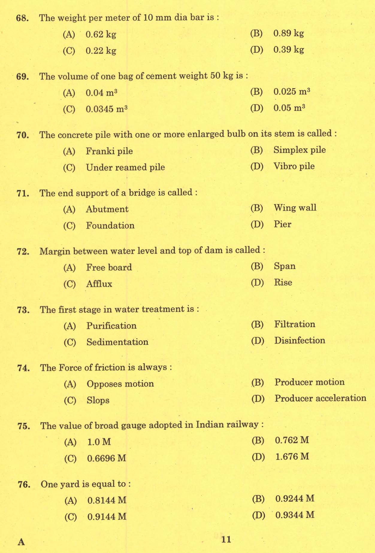 Kerala PSC Work Superintendent Exam Code 1082015 9