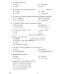 Kerala PSC Junior Public Health Nurse Grade II Examination Question Paper of Year 2020 Code 047/2020