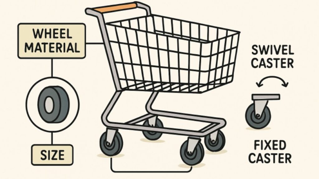 Shopping Cart Casters