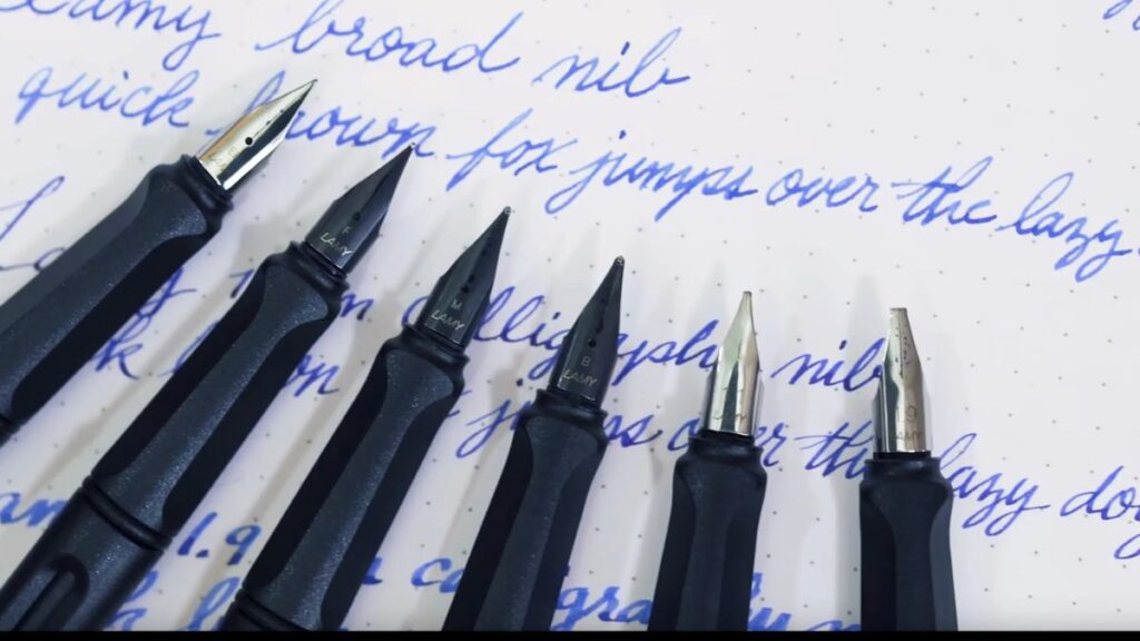 lamy fine vs medium
